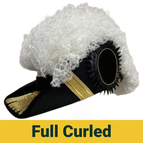 Past Grand Commander Knights Templar Chapeau - All White Plumes - Bricks Masons