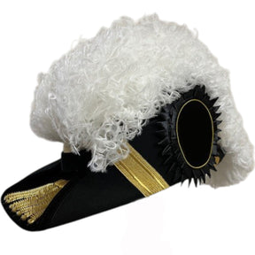 Grand Commander Knights Templar Chapeau - All White Plumes - Bricks Masons