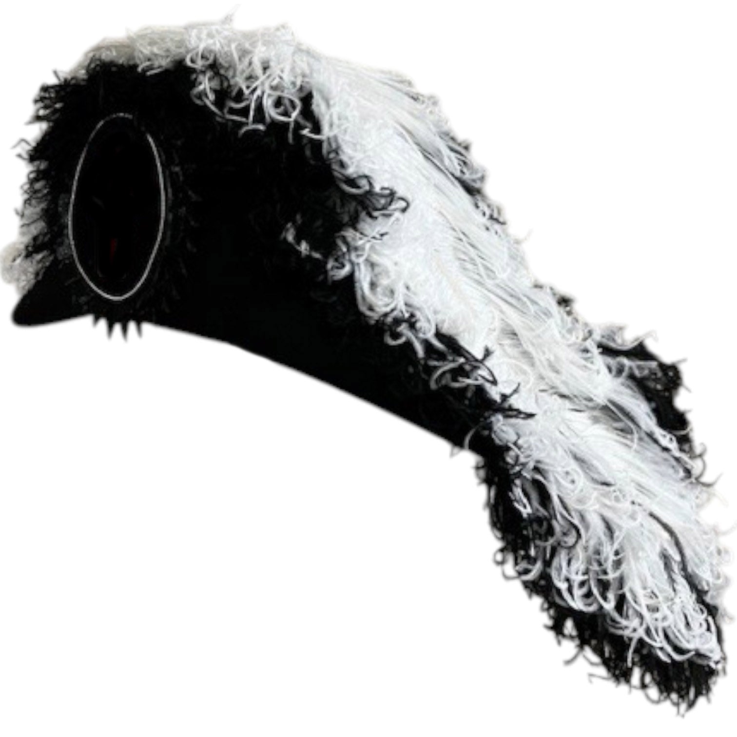 Past Commander Knights Templar Chapeau - Black Underlayer Plumes - Bricks Masons