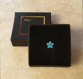 Masonic Lapel Pin - Forget Me Not - Bricks Masons