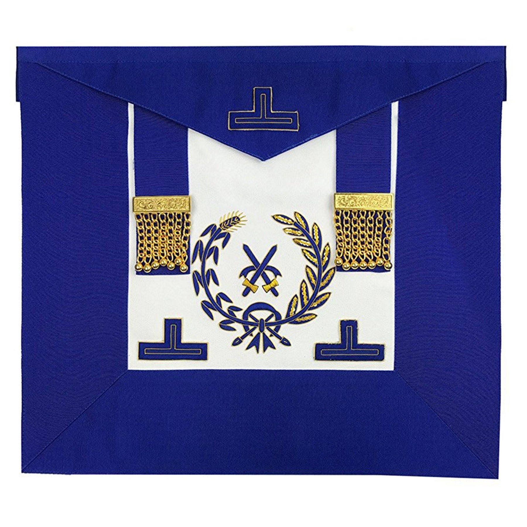 Grand Officers English Regulation Apron - Royal Blue