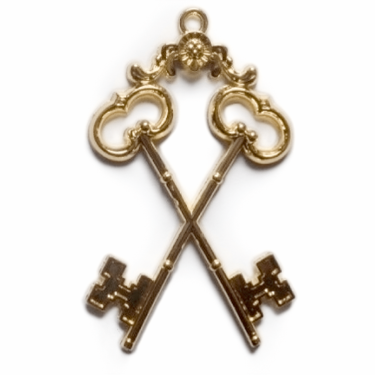 Treasurer Blue Lodge Officer Collar Jewel - Gold Metal