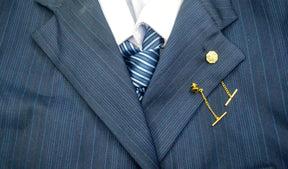 Master Mason Blue Lodge Lapel Pin - Full Gold Plated Square & Compass G Tools - Bricks Masons