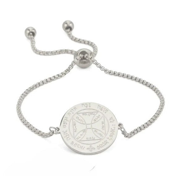 Ancient Israel Bracelet - Seal Of Solomon Stainless Steel - Bricks Masons