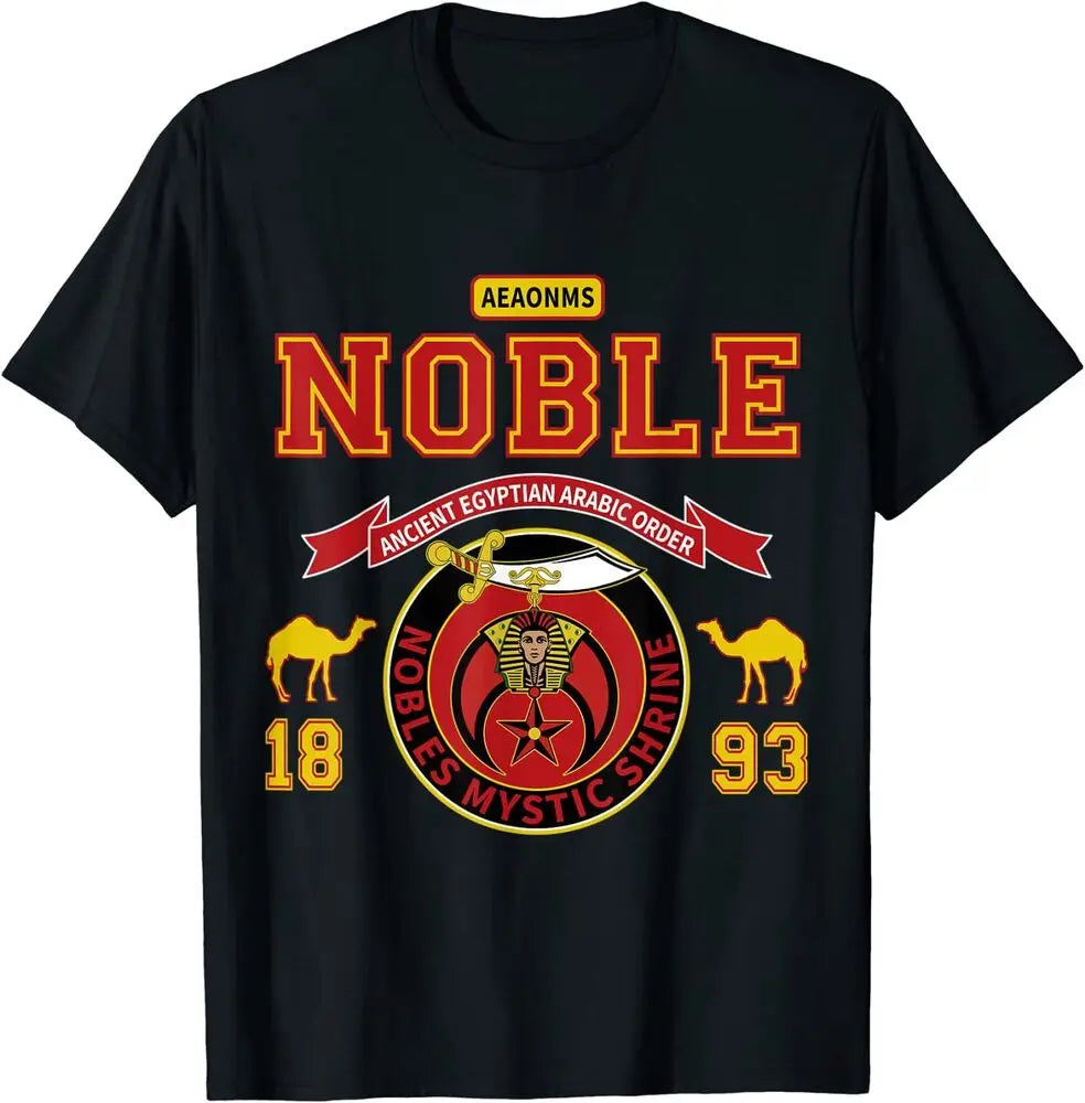 Shriners T-Shirt - Noble Aeaonms 1893 Design - Bricks Masons