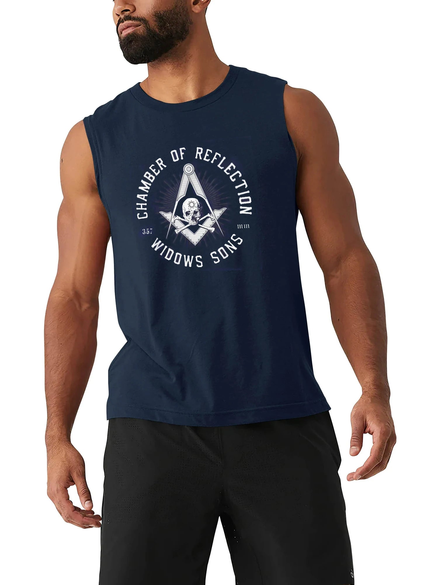 Widows Sons Tank Top - 100% Cotton O-Neck - Bricks Masons