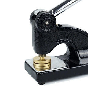 Royal Arch Chapter Long Reach Seal Press - Heavy Embossed Stamp Black Color Customizable - Bricks Masons