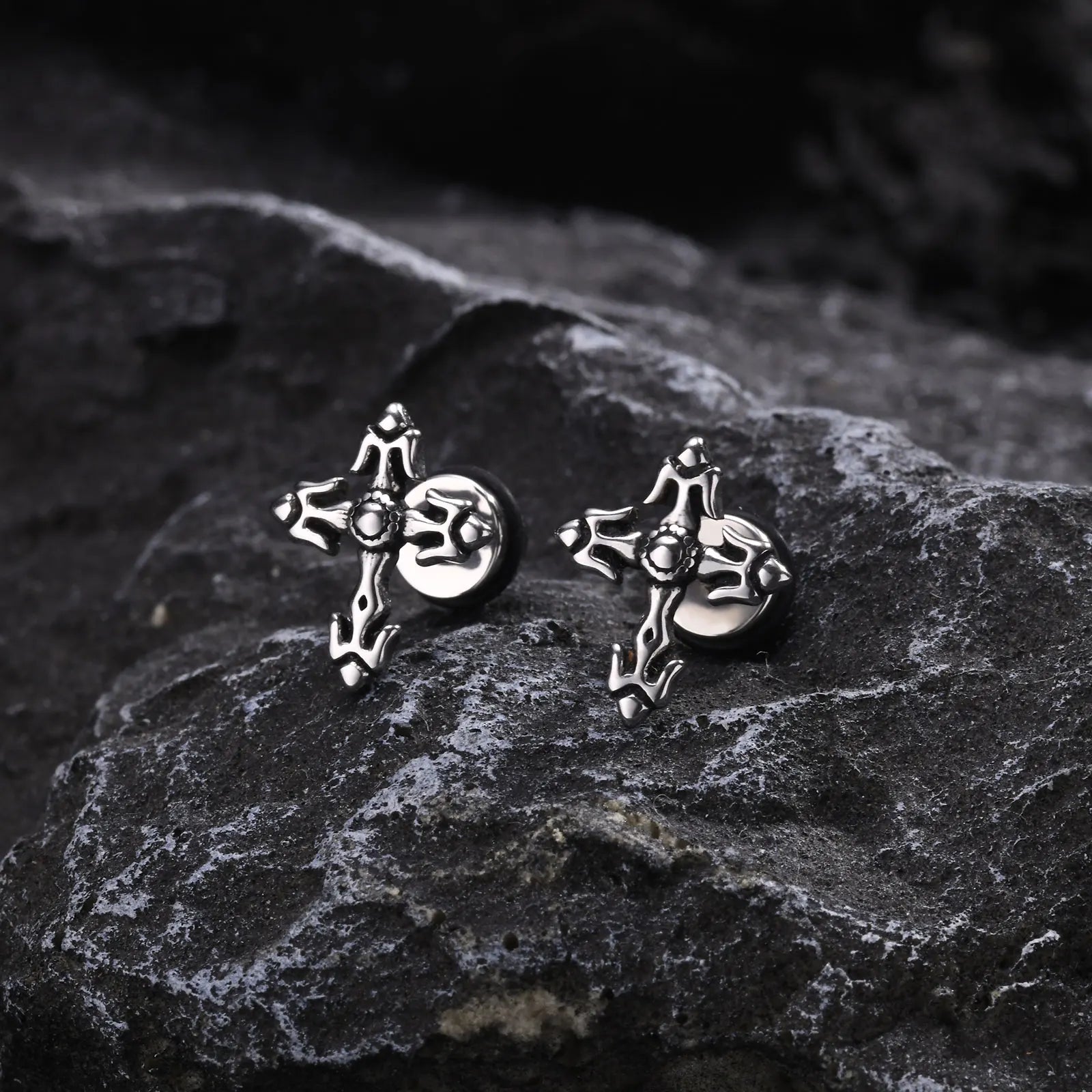 Knights Templar Commandery Earring - Waterproof Stainless Steel Stud Earrings