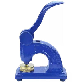 Emulation Rite Long Reach Seal Press - Heavy Embossed Stamp Blue Color Customizable - Bricks Masons