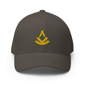 Past Master Blue Lodge Baseball Cap - Golden Embroidery