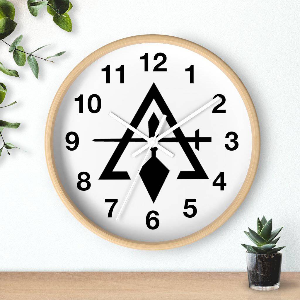 Council Clock - Wooden Frame - Bricks Masons