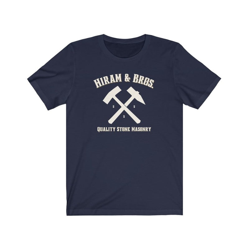 Masonic T-Shirt - Hiram & Bros Various Colors - Bricks Masons