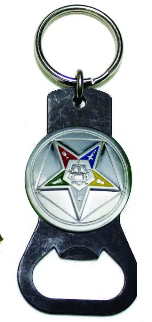 OES Bottle Opener - Aluminium Metal Keychain - Bricks Masons