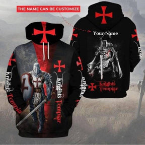 Knights Templar Commandery Hoodie - Casual Jesus Guard , Sweatshirts & Zipper