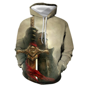 Knights Templar Commandery Hoodie - asual 3D Printed - Bricks Masons