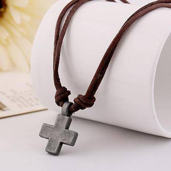 Knights Templar Necklace - Cross Pendant - Bricks Masons