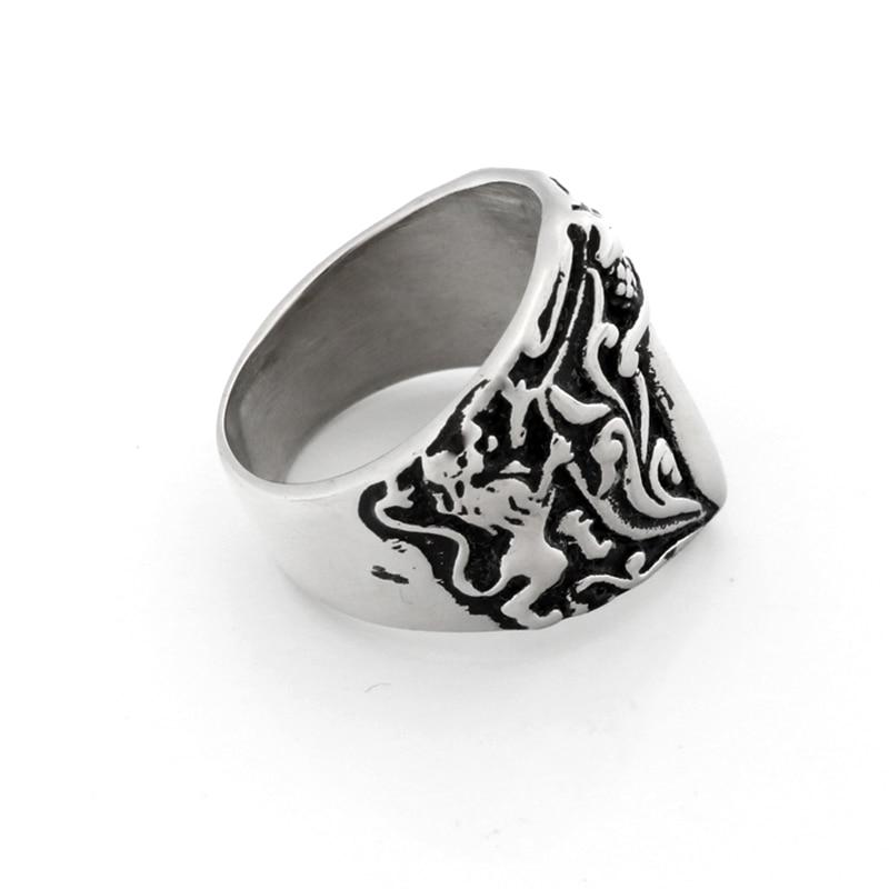 Knights Templar Ring - Medieval Motif - Bricks Masons