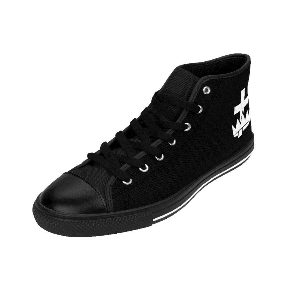 Knights Templar Sneaker - High-top Black & White - Bricks Masons