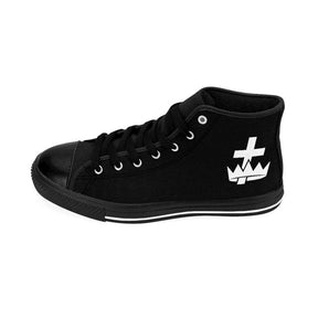 Knights Templar Sneaker - High-top Black & White - Bricks Masons