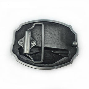 Masonic Buckle & Belt - Black Enameled - Bricks Masons