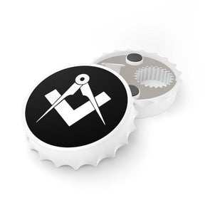 Master Mason Blue Lodge Bottle Opener - Square & Compass - Bricks Masons