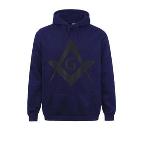 Master Mason Blue Lodge Hoodie - Square & Compass G (Various Colors) - Bricks Masons