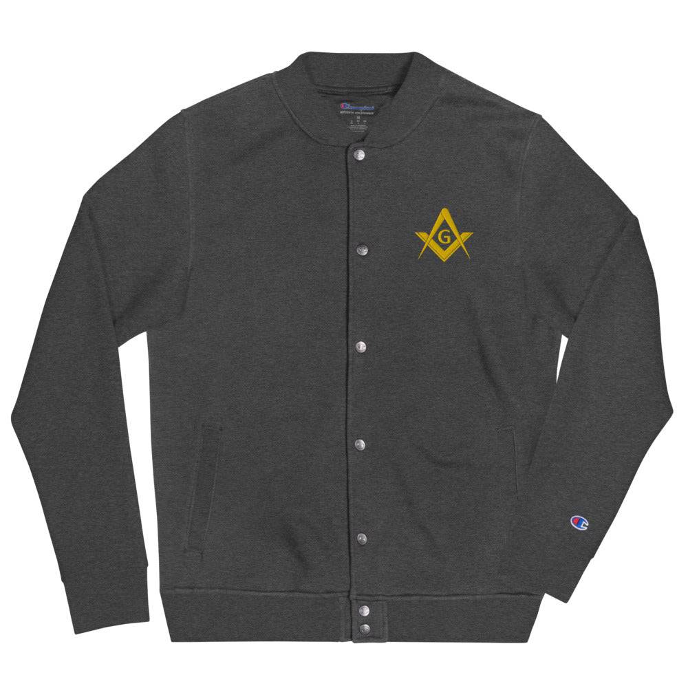 Master Mason Blue Lodge Jacket - Golden Embroidery - Bricks Masons