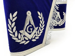 Master Mason Blue Lodge Regalia Set - Hand Embroidery - Bricks Masons