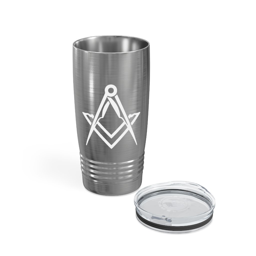 Master Mason Blue Lodge Ringneck Tumbler - Various Colors Square & Compass - Bricks Masons
