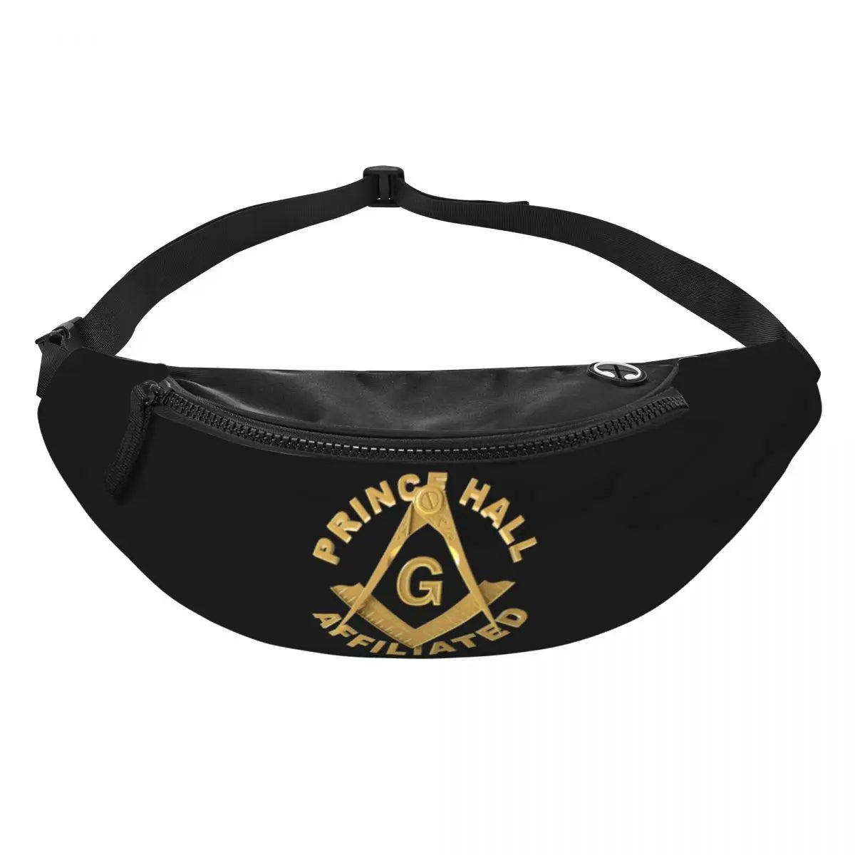 Master Mason Blue Lodge Sling Bag - Prince Hall Affiliated Crossbody Waist Bag - Bricks Masons