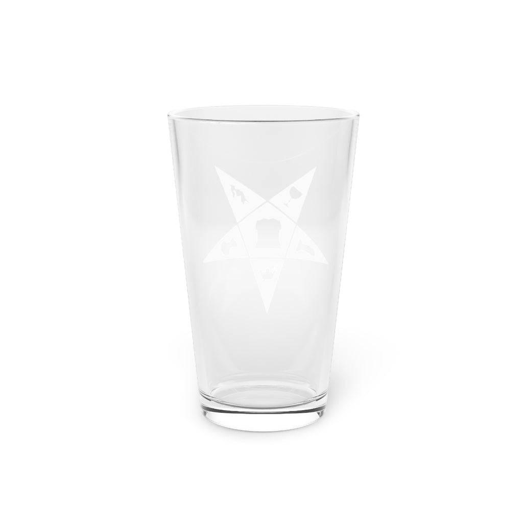 OES Pint Glass - 16oz - Bricks Masons