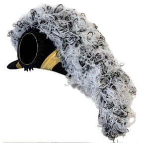 Grand Commander Knights Templar Chapeau - White & Black Blend Plumes - Bricks Masons