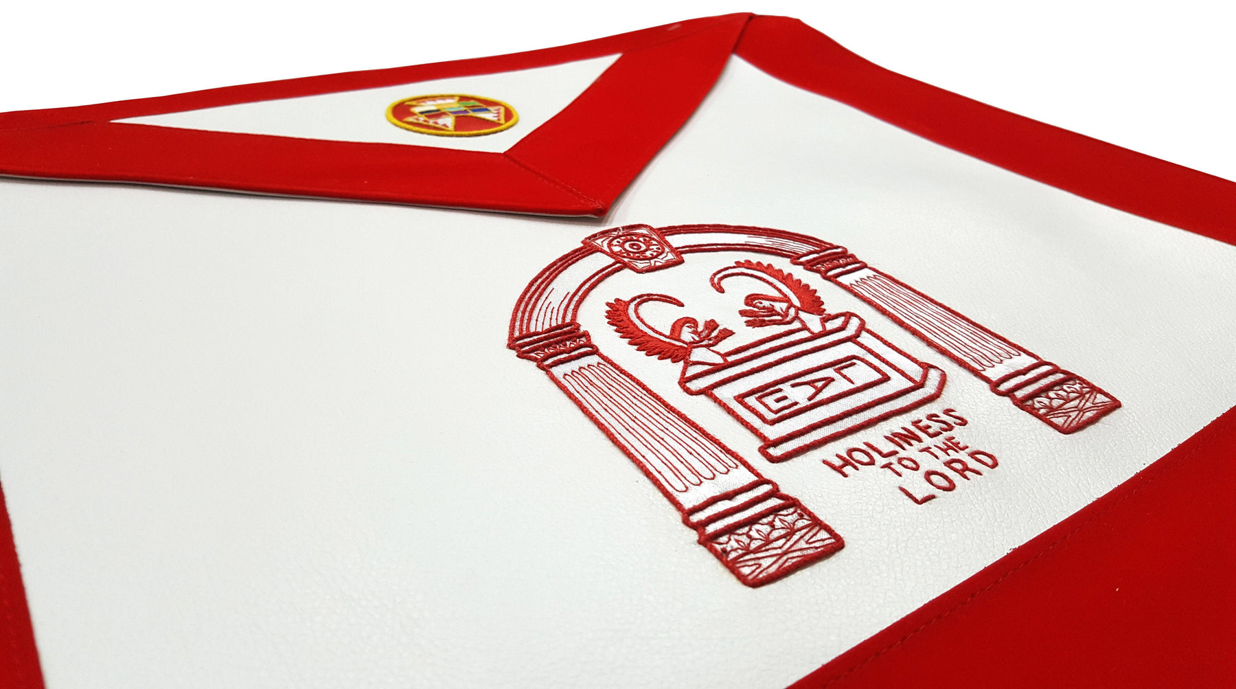 Past High Priest Royal Arch Chapter Apron - Red - Bricks Masons