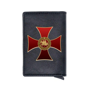 Knights Templar Commandery Wallet - Cross & Credit Card Holder (4 colors)