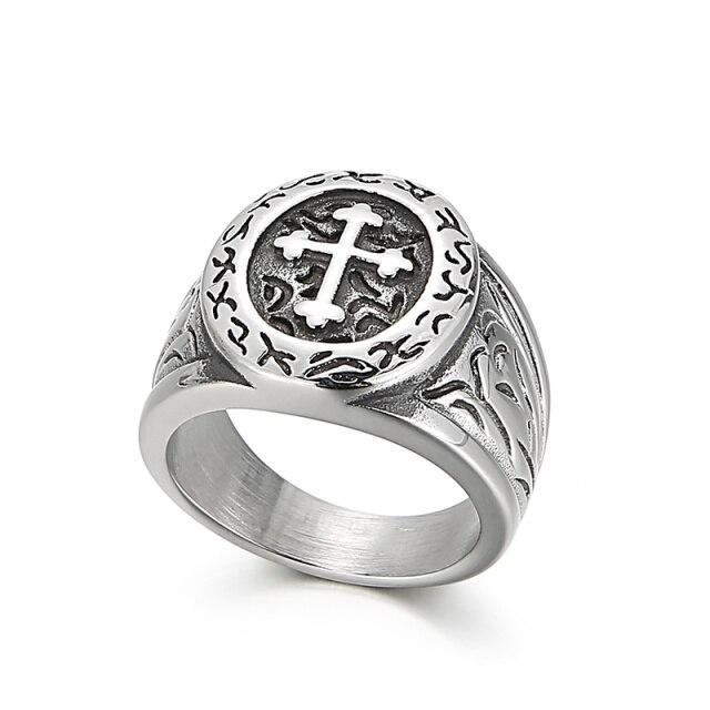 Knights Templar Commandery Ring - Vintage Motif