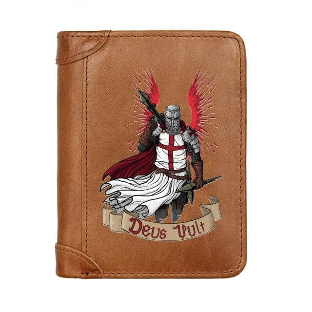 Knights Templar Commandery Wallet - (Brown/Black/Coffee)