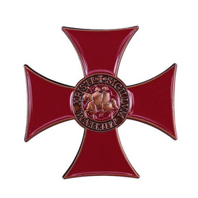 Knights Templar Commandery Lapel Pin - Red Cross Crusaders