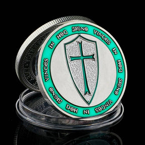 Knights Templar Commandery Coin - Crusaders Cross Souvenir Commemorative