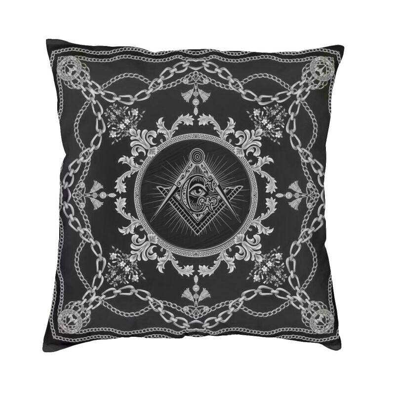 Master Mason Blue Lodge Pillowcase - Square & Compass Eye of Providence