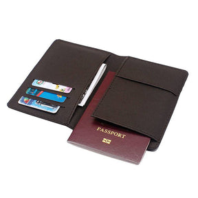 Master Mason Blue Lodge Wallet - PU Leather Passport & Credit Card Holder (Black/Brown)