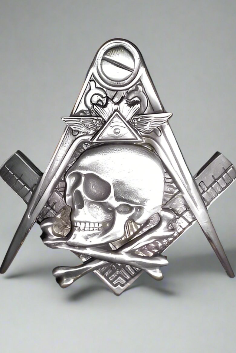 Widows Sons Pin - Skull & Bones With Eye Of Providence