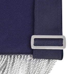 Secretary Blue Lodge Officer Apron - Dark Blue With Silver Hand Embroidery Bullion - Bricks Masons