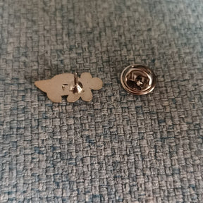 Shriners Lapel Pin - Gold With Rhinestones - Bricks Masons