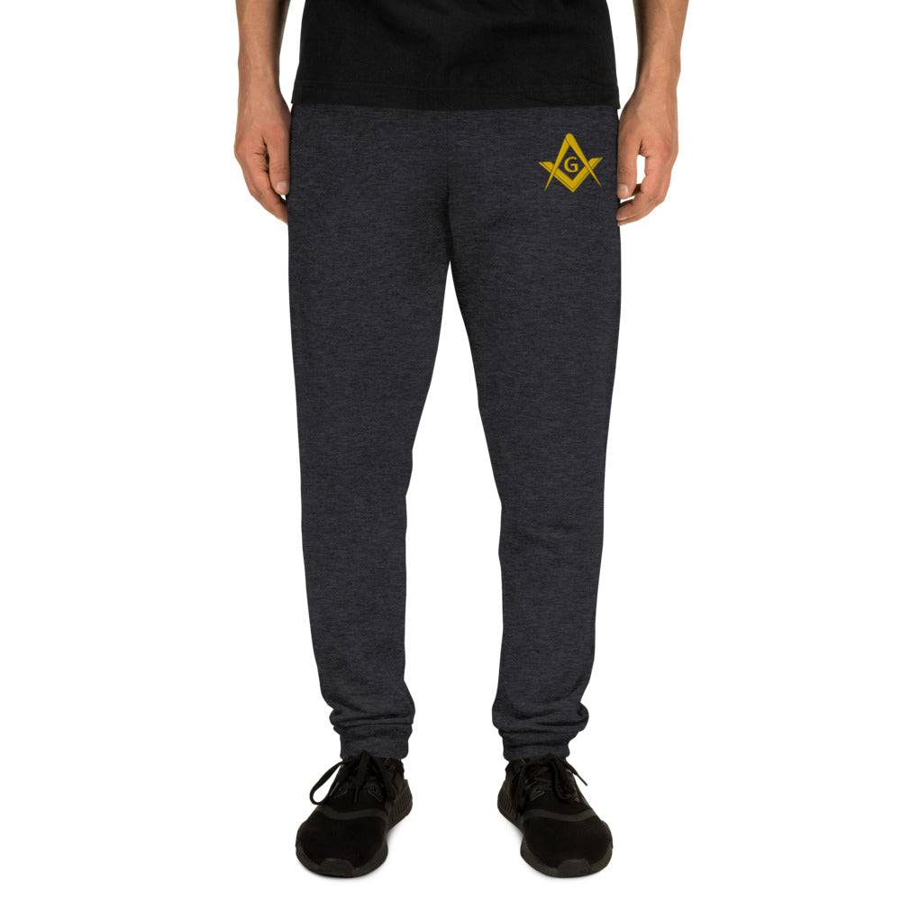 Master Mason Blue Lodge Jogger - Square and Compass G Embroidery