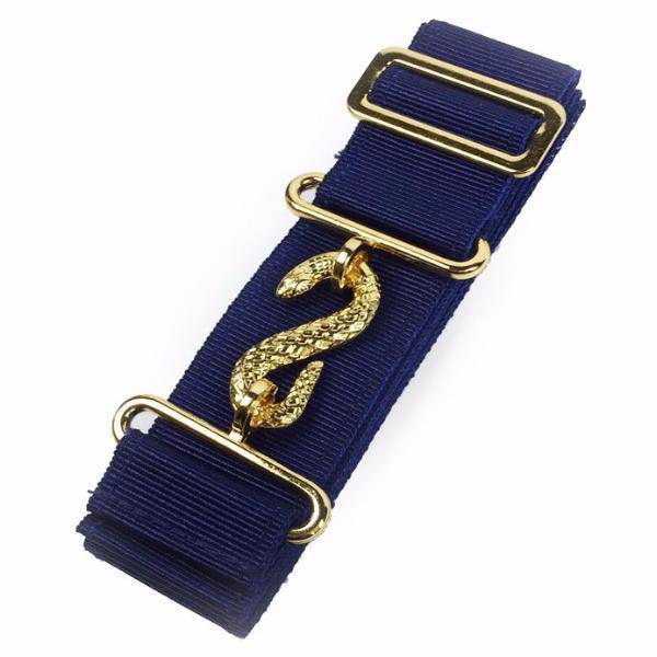 Universal Apron Belt Extender - Navy Blue Belt with Silver/Gold Clasp - Bricks Masons