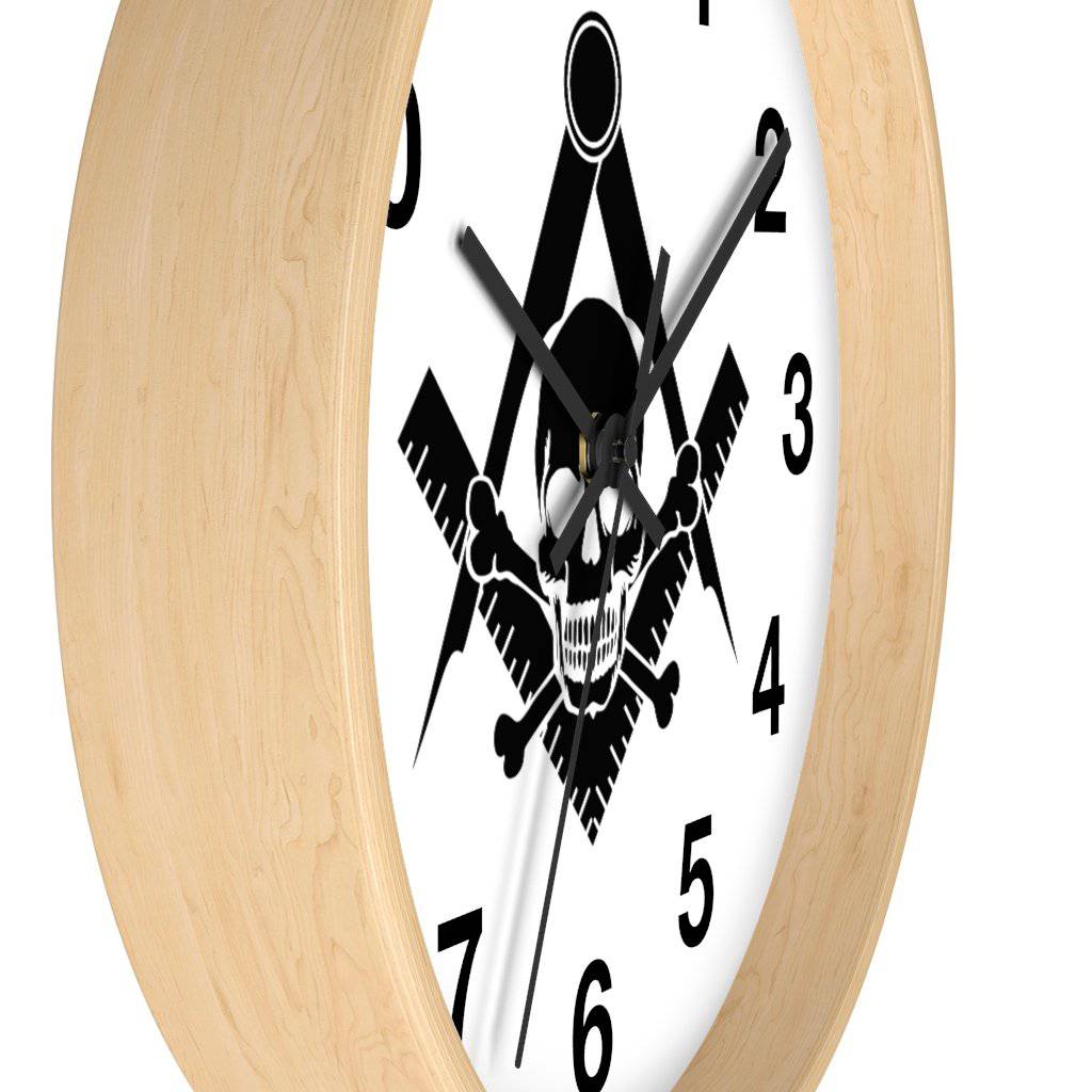 Widows Sons Clock - Wooden Frame - Bricks Masons