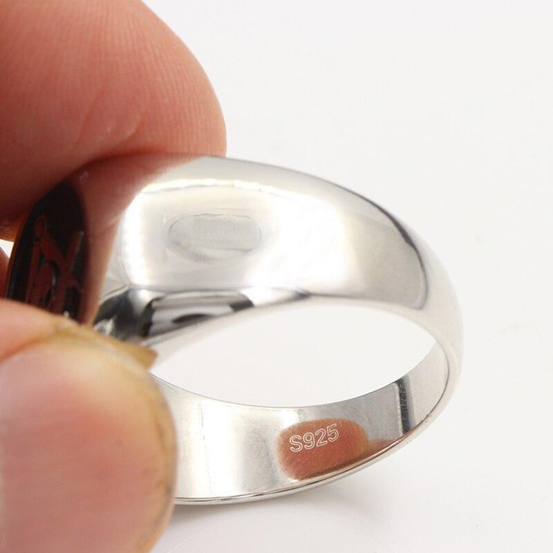 Widows Sons Ring - Skull and Bones 925 Sterling Silver - Bricks Masons