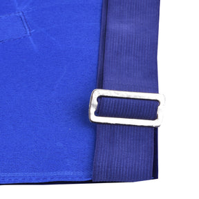 Worshipful Blue Lodge Officer Apron - Royal Blue with Wreath - Bricks Masons