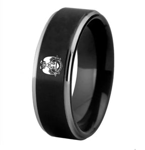 32nd Degree Scottish Rite Ring - Wings Down High Quality Tungsten - Bricks Masons