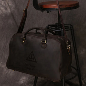 Royal Arch Chapter Travel Bag - (Dark Brown/Camel) - Bricks Masons